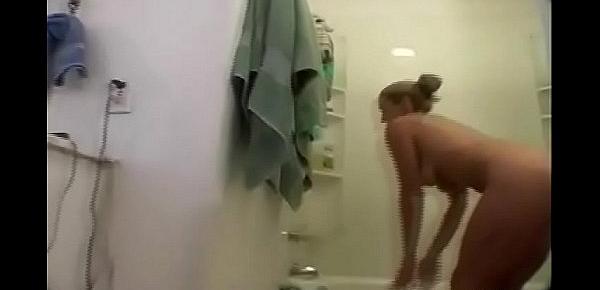  Spying On The Sexy Neighbor Shower